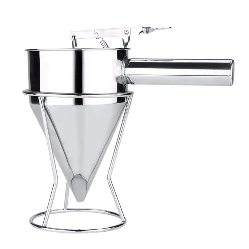 

1pcs Stainless Steel Confectionery Funnels Transferring Liquid Refill Essential Oil Liquid Dispensing Tools Cake Decor Supplies