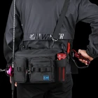 Многофункциональная сумка для рыбалки TSURINOYA RX1911, Большая вместительная водонепроницаемая сумка для рыболовных снастей, с защитой бедер, уличная сумка через плечо