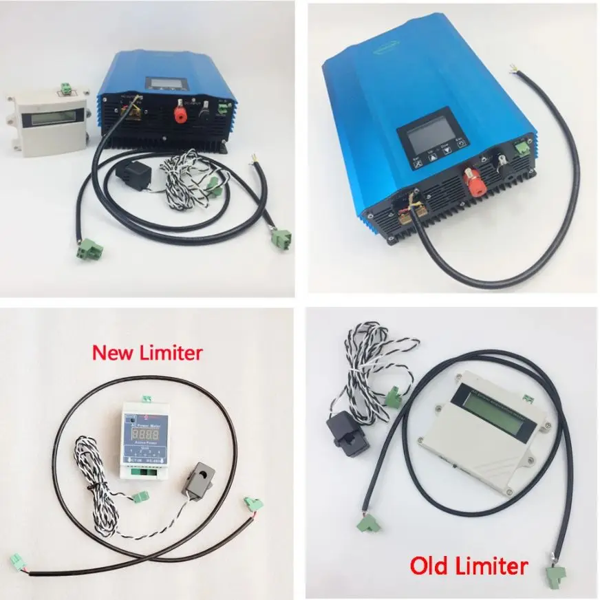 Инвертор с сеткой 1200 Вт датчиком ограничения режим разряда батареи MPPT солнечная
