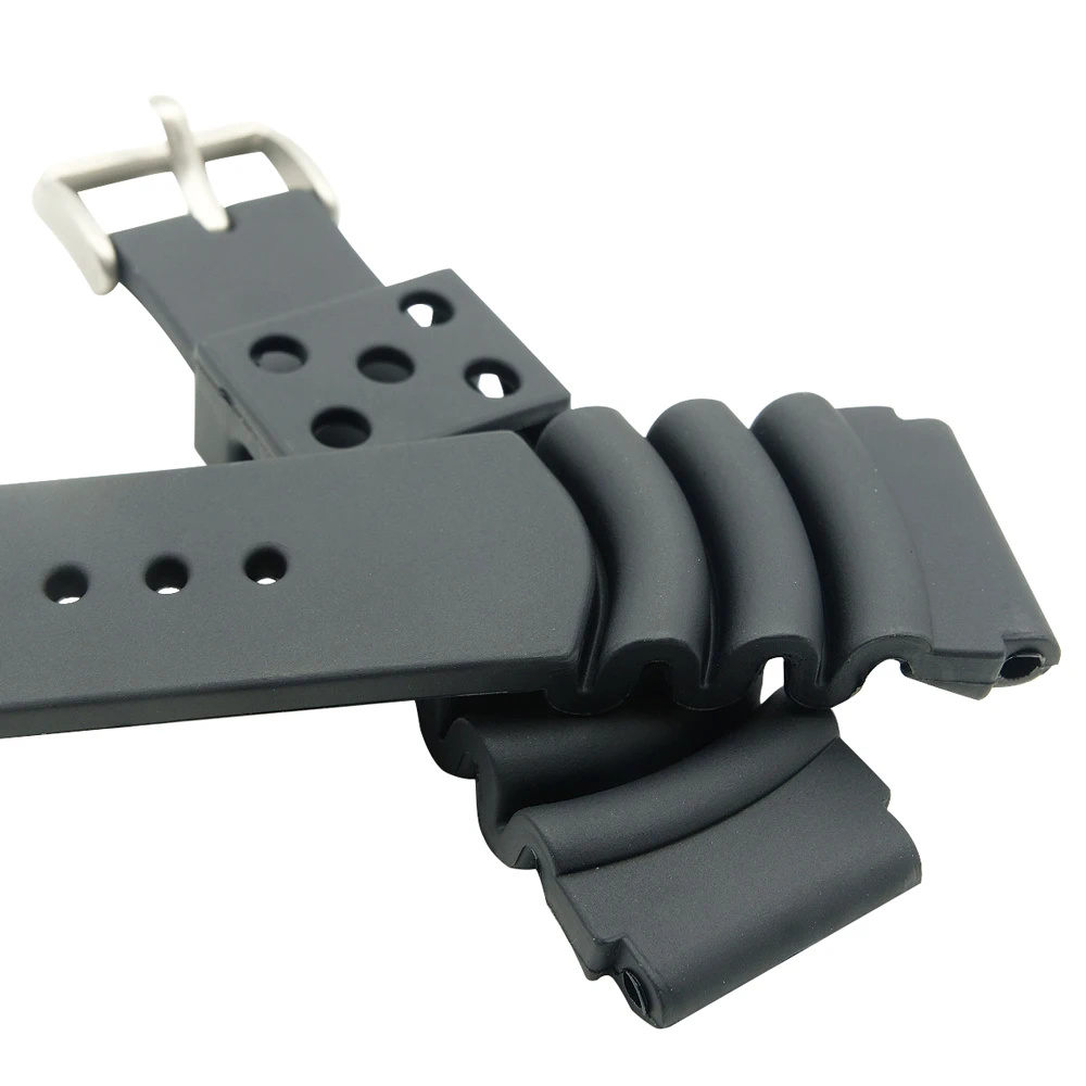 18 20 22 мм сменный резиновый ремешок для ныряльщика силиконовый Seiko SKX171/173KX779/781DAL1BP +