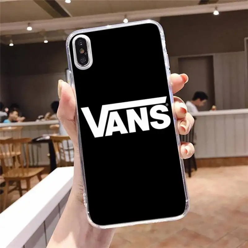 

American vanss casual sports brand Phone Case Transparent soft For iphone 5 5s 5c se 6 6s 7 8 11 12 plus mini x xs xr pro max