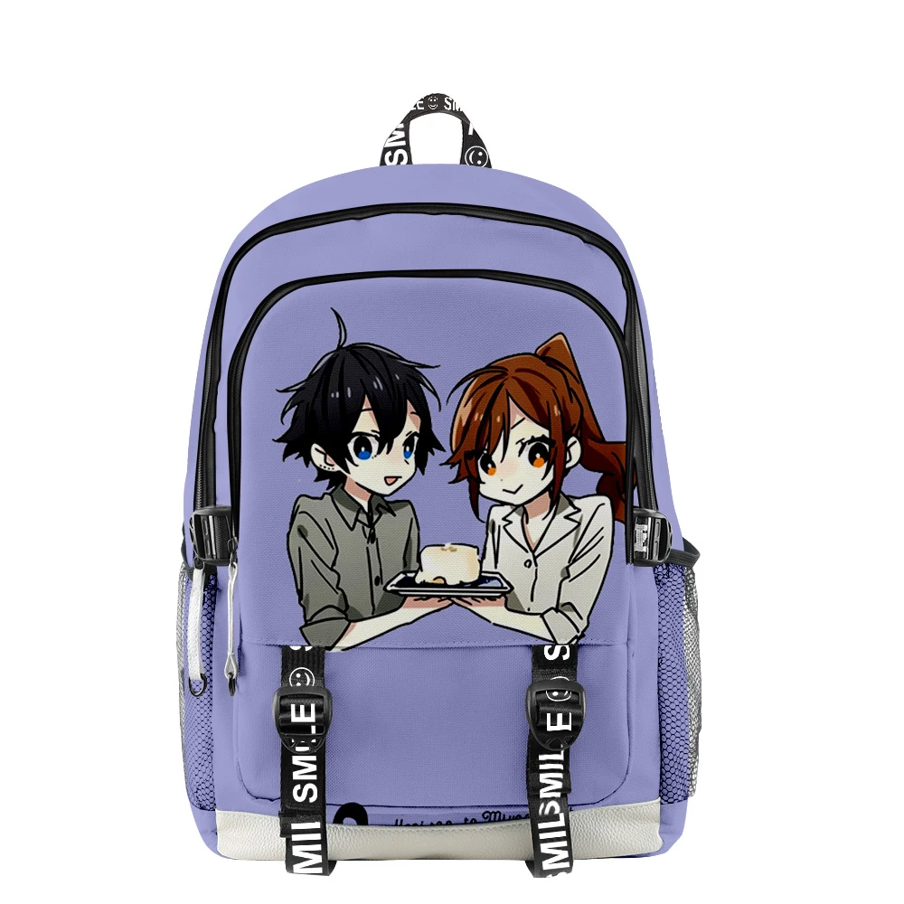

Вместительный школьный ранец Horimiya для мужчин и женщин, рюкзак из ткани Оксфорд для подростков и детей, дорожная сумка, 2021