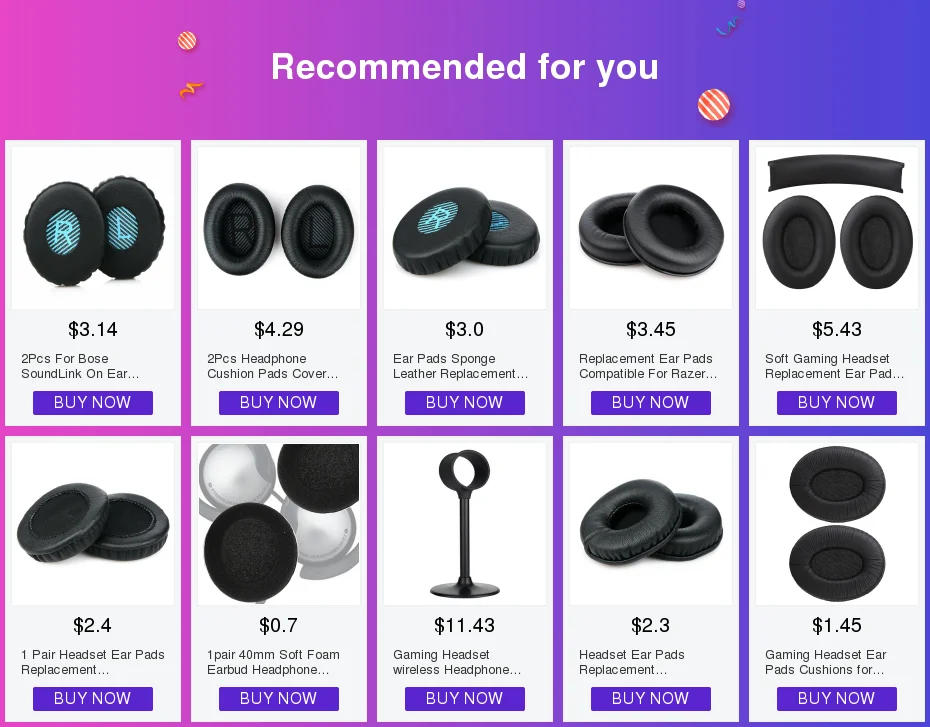 2 шт для Bose SoundLink On Ear SoundTrue On-Ear style OE2 OE2i вкладыши для наушников сменные амбушюры