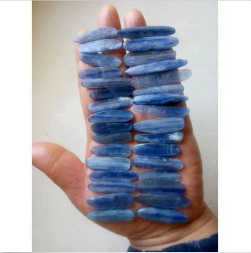 32 шт. лезвия синего кианита необработанный натуральный драгоценный камень 40 50