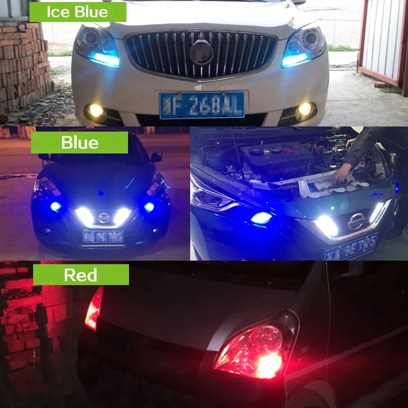 2x Canbus Двойной Режим лампы авто светодиодный указатель поворота + дневные ходовые