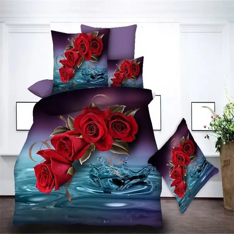 Комплект постельного белья с изображением тигра волка Льва кота|Комплекты белья|