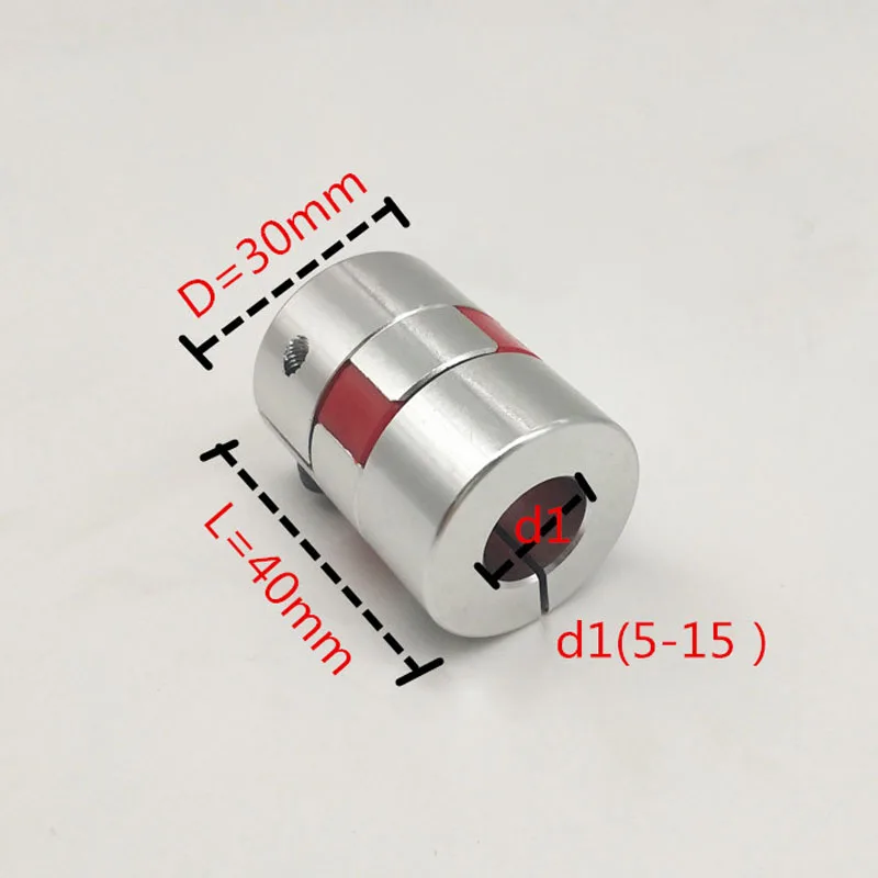 1 шт./лот Гибкая соединительная муфта D30 L40 5/6/6.35/7/8/9/9.5/10/12/12.7/14/15 мм для шагового