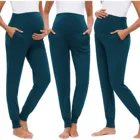 Одежда для беременных Женские однотонные повседневные брюки эластичные удобные штаны для отдыха брюки для беременных штаны для беременных свободные штаны