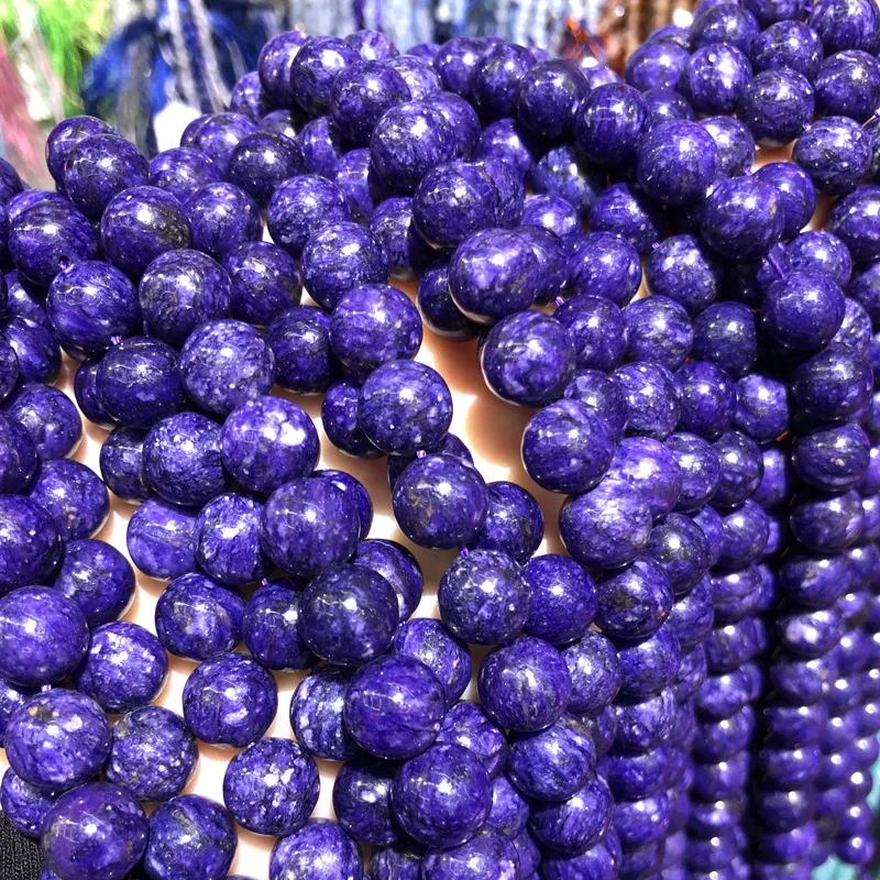 Кристалл с фиолетовым драконом красивые бусины из натурального камня для