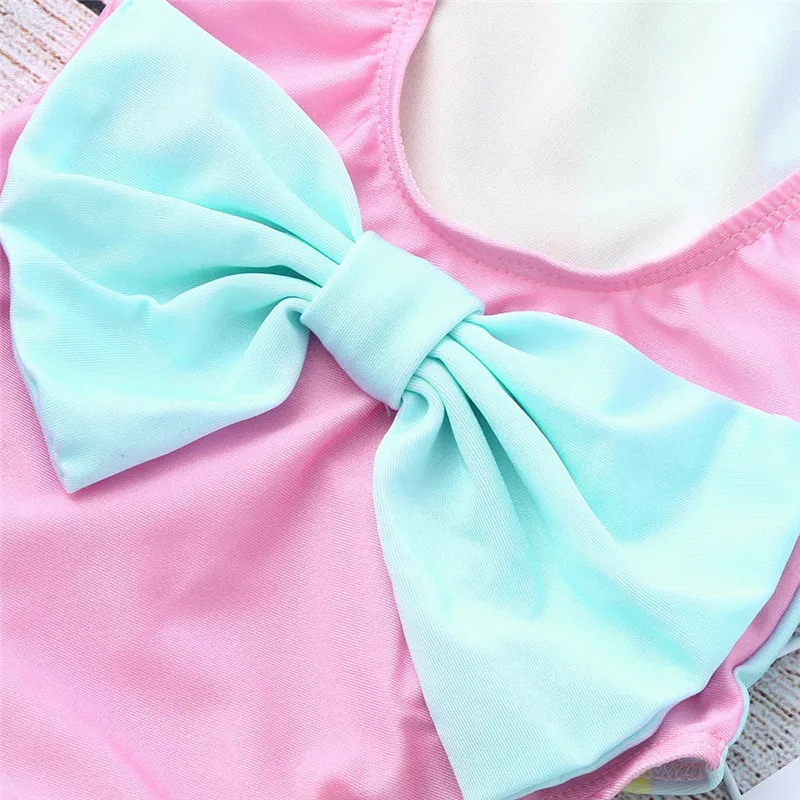 Летняя одежда для купания малышей купальный костюм в радужную полоску мальчиков