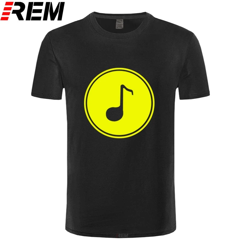 Футболка мужская с круглым вырезом тенниска музыкальным принтом музыкальных