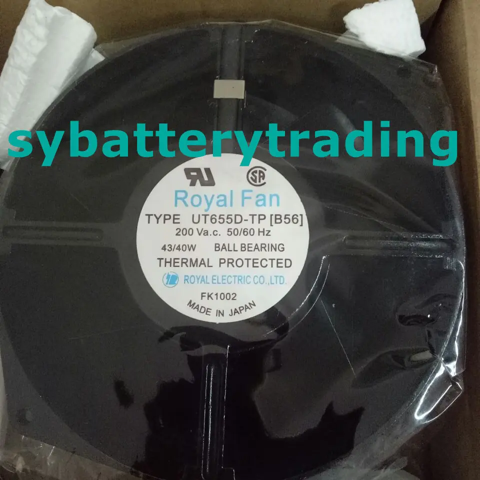 

ORIGIANL new ROYAll FAN UT655D-TP [b56] axial flow cooling fan 0.24/0.26A（A）150×55mm good condition 3 months warranty