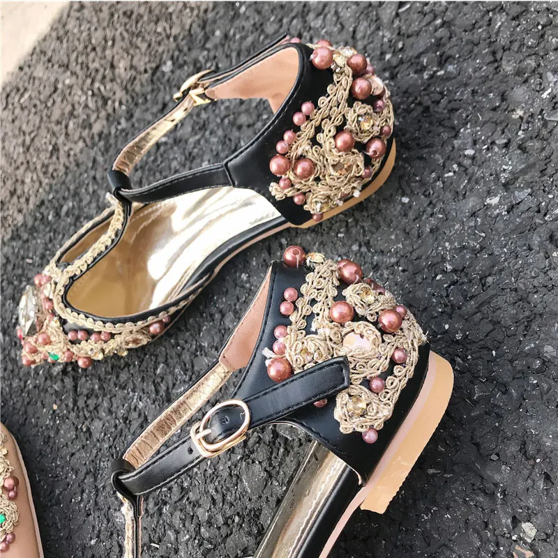 Женские Модные Великолепные туфли-лодочки на плоской подошве с ручной