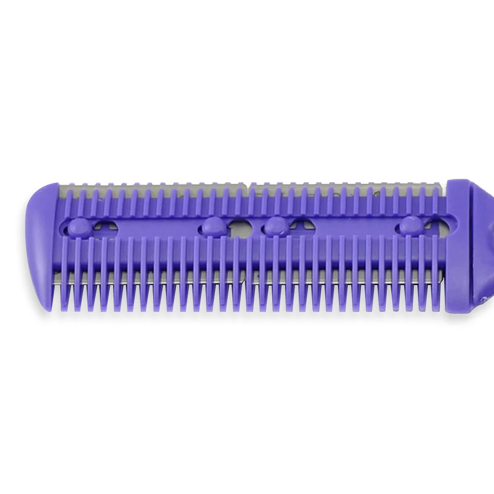 

1/2 pcs Double Sides Hair Razor Comb With Removable Blades Cutter Cutting Thinning Shaper Haircut Trimmer Styling Tool