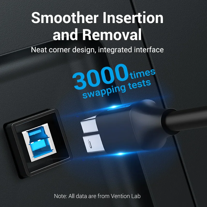 Vention USB кабель для принтера 3 0 2 Тип A папа в B Canon Epson HP ZJiang принтер этикеток DAC