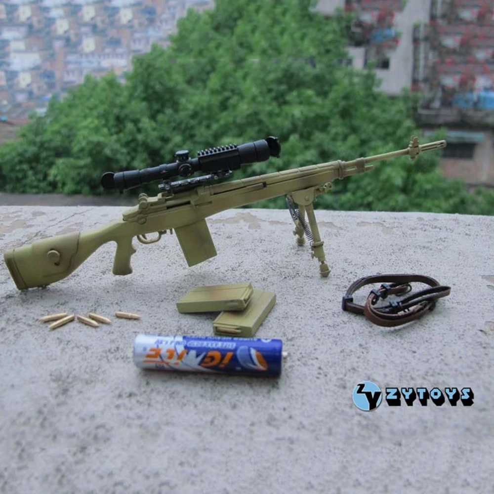 

NEW Genuine ZYTOYS M14 U.S. Special Forces Sniper Rifle 1:6 Soldier Model Cannot be Launched