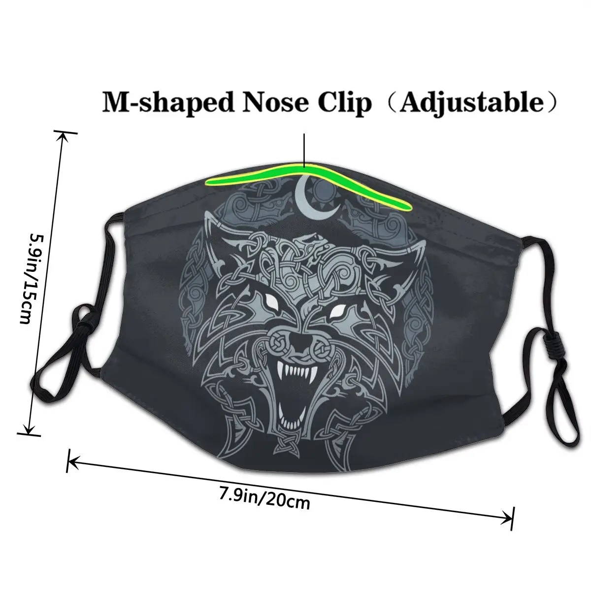 Wolves Of Ragnarok Vikings Valhalla Odin Reusable Mouth Face Mask Pattern Anti Haze Dust Protection Respirator Muffle | Красота и