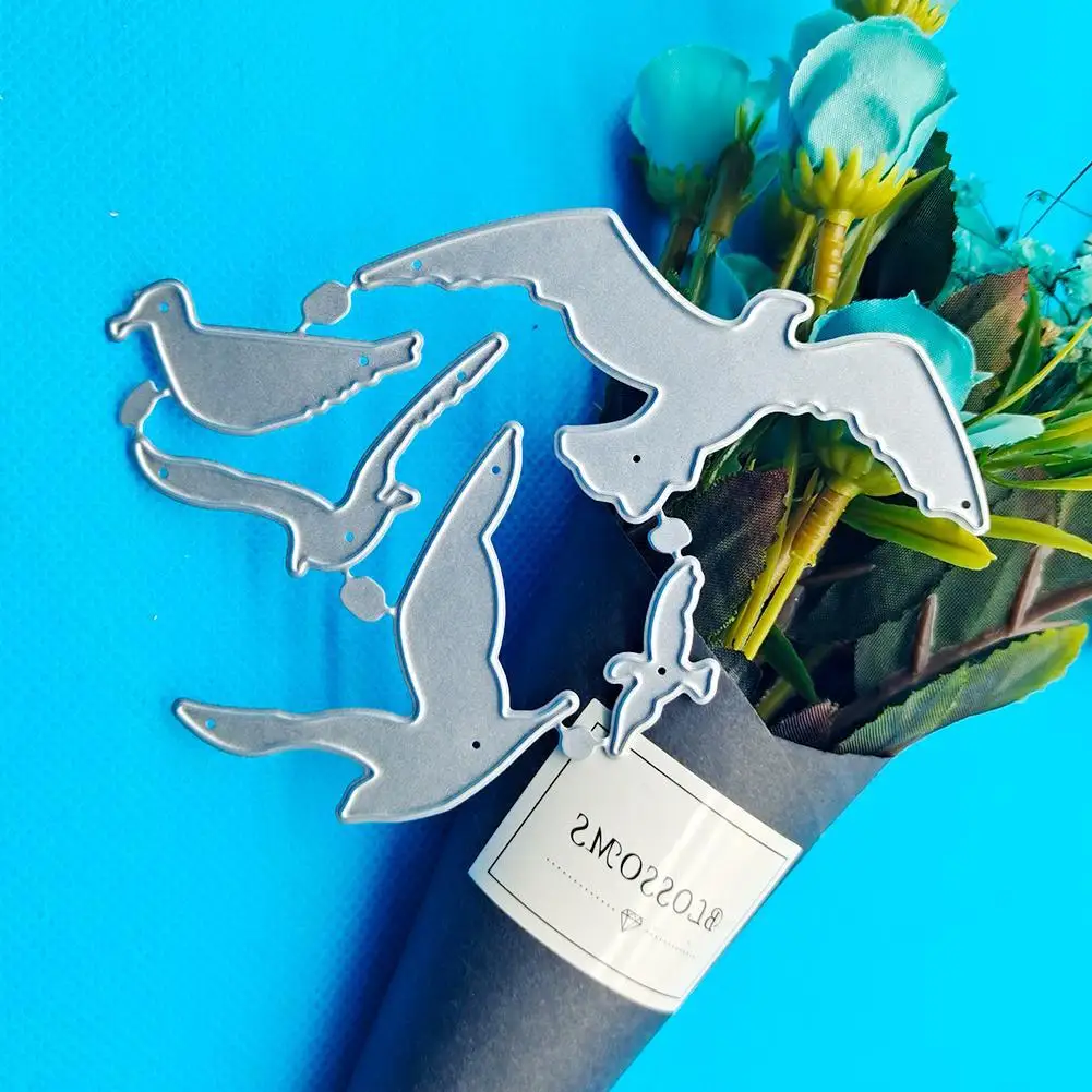 Новинка пресс-формы чайки для 2021 милые металлические сделай сам скрапбукинг