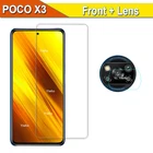 Защитное стекло для камеры Xiaomi Poco X3 защита экрана закаленное стекло для Xiaomi Poco X3 NFC пленка Xaomi Ksiomi PocoX3 пленка