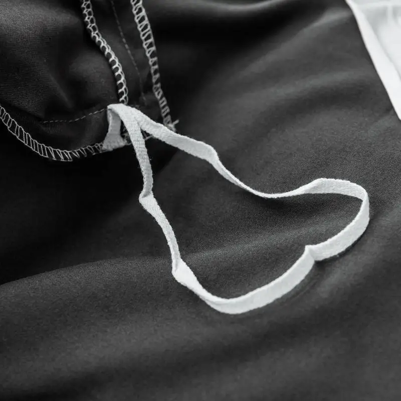 

Bonenjoy Bedding Set King Size ropa de cama Solid Color lattice 3/4 pcs Duvet Cover With Flat Sheet For Double Bed Bedclothes