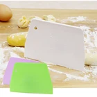 Пластиковые шпатели для торта, скребок для теста, трапециевидный инструмент для хлеба, пиццы, помадки, многофункциональный нож для масла, белая безопасная посуда для выпечки