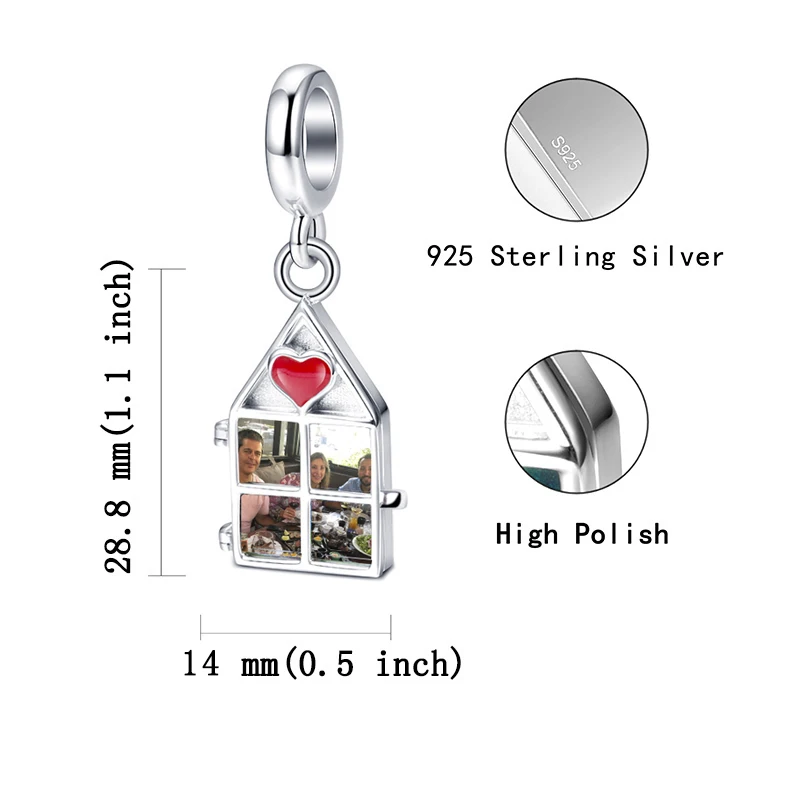 Strollgirl 925 пробы серебро подлинные фотографии Очаровательные бусы подходят для
