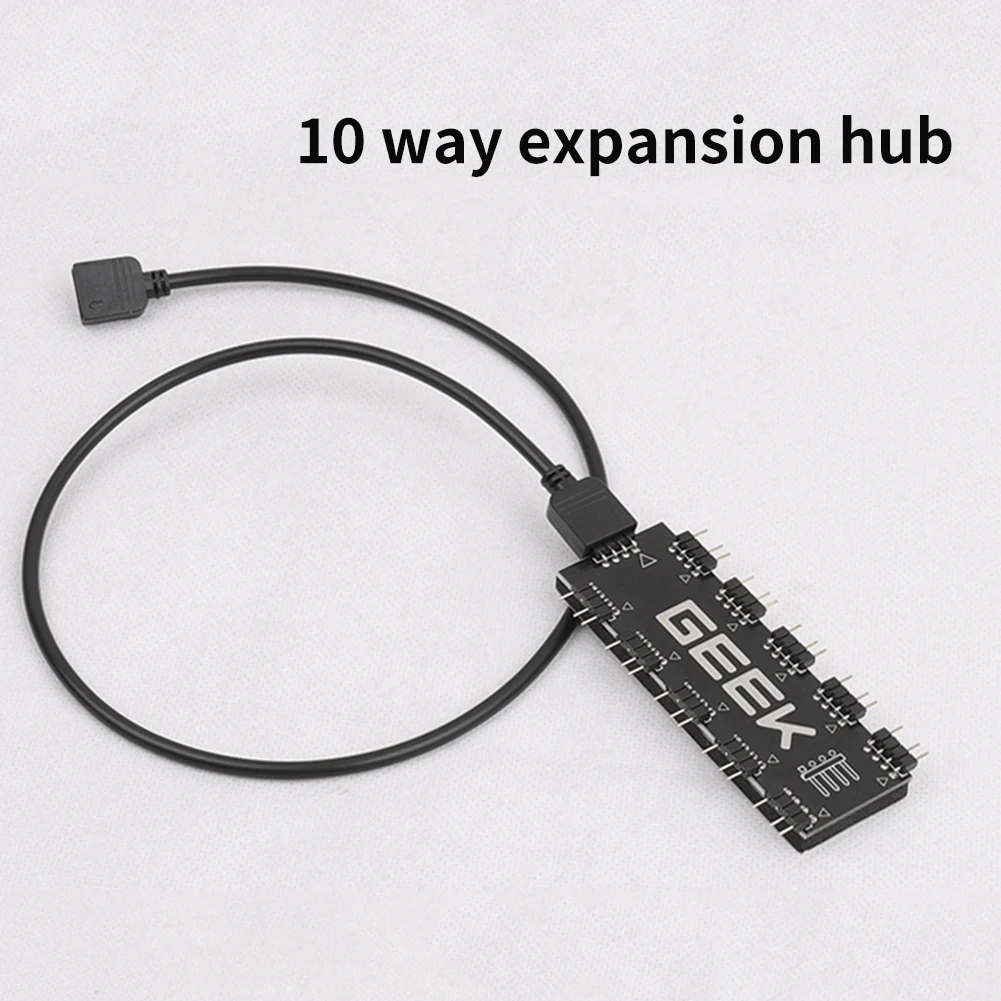 Удлинительный кабель синхронизации разветвитель вентилятора 10 каналов прочный