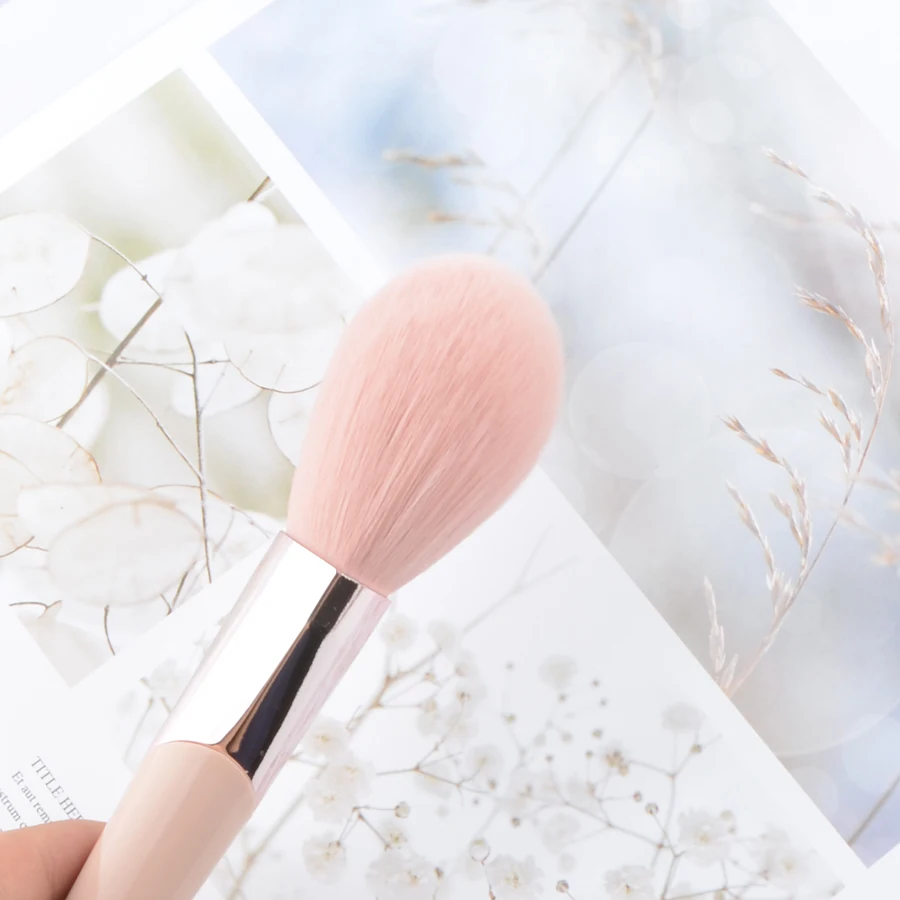 1 шт розовый цвет большие Порошок контур кисти для макияжа век румяна макияж