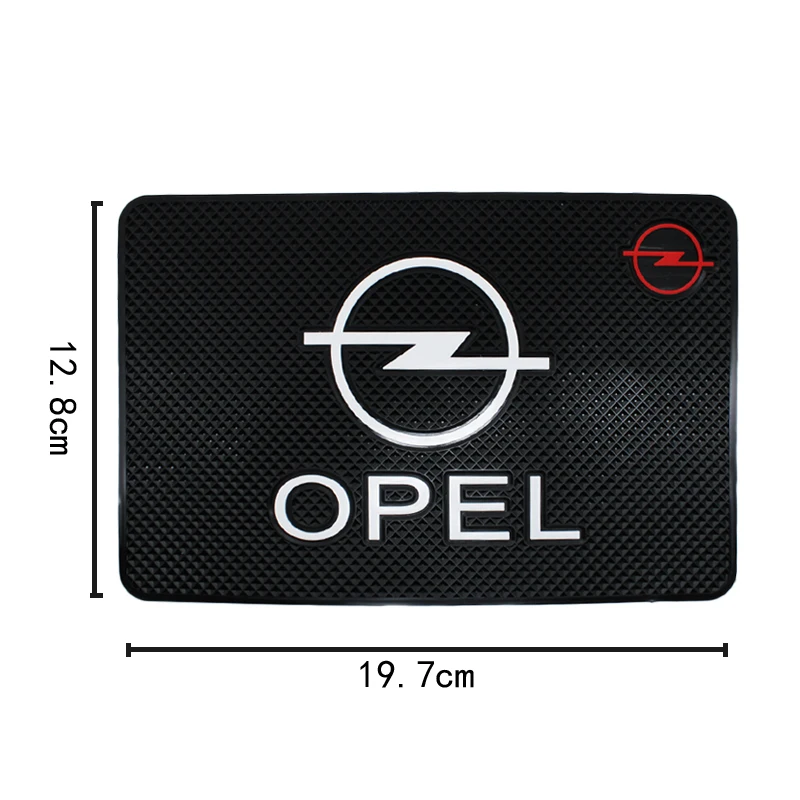 

1pcs Car Logo Anti Slip Mat Phone Holder Non-Slip Mat non slip Pad For Opel Astra H G J Insignia Mokka Zafira Corsa Vectra C D