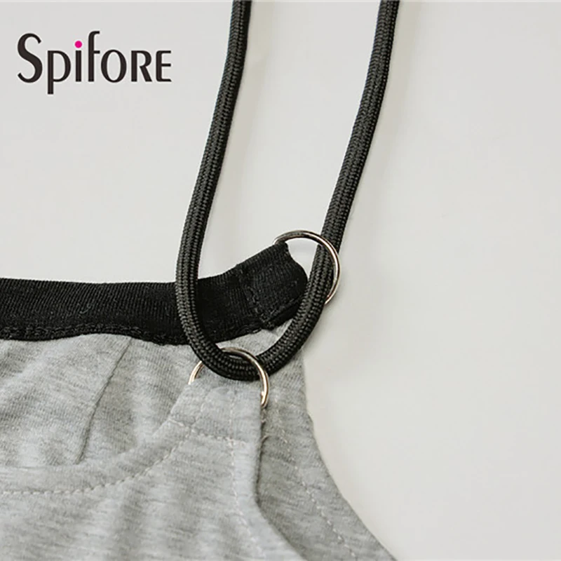 

Spifore Square Neck Sexy Cropped Corset Tops Women Backless Summer Tank Camis Sleevelss Wrap Tube Strap Tops