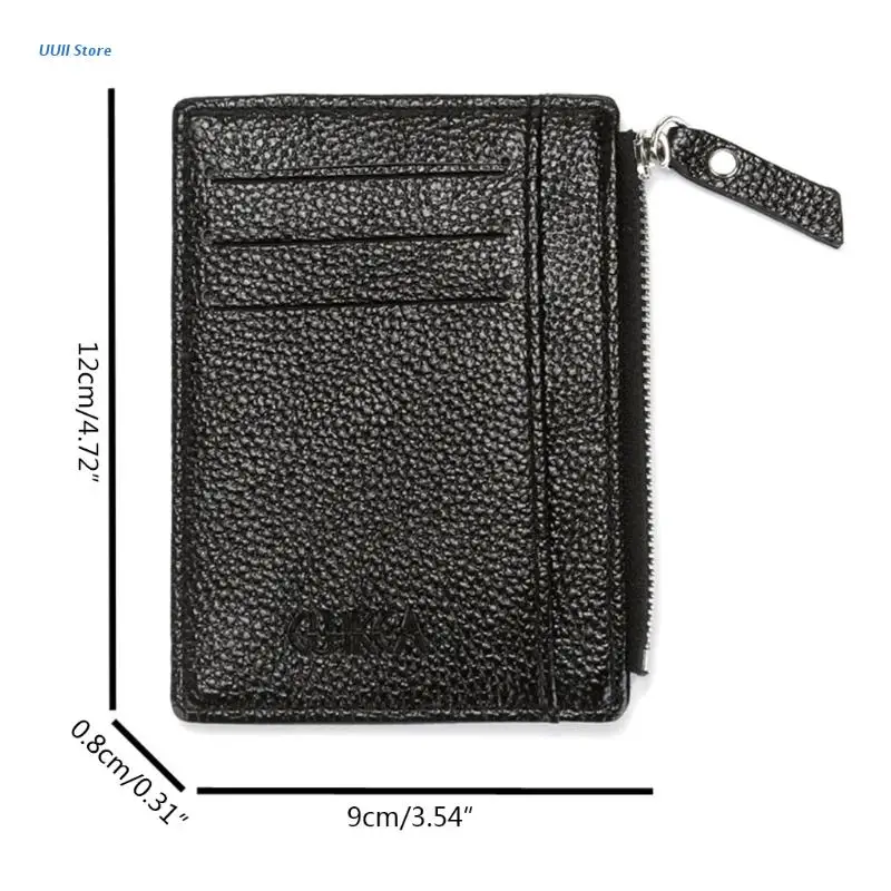 

Unisex PU Leather Wallet Coin Purse Money Credit Card Holder Pocket Case Organizer