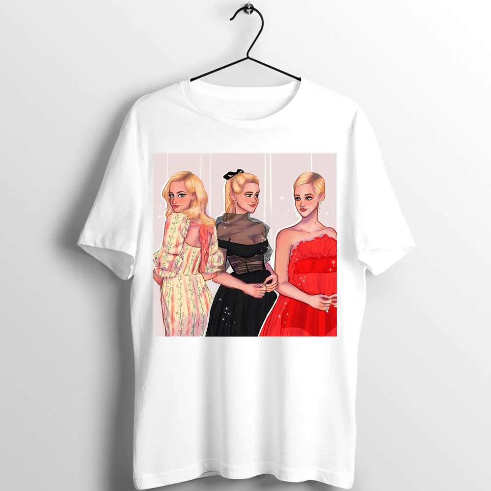 Женская футболка с изображением ривердейла Шерил Блоссом The Kiss Awesome Girl's Tee - Цвет: 5S040W