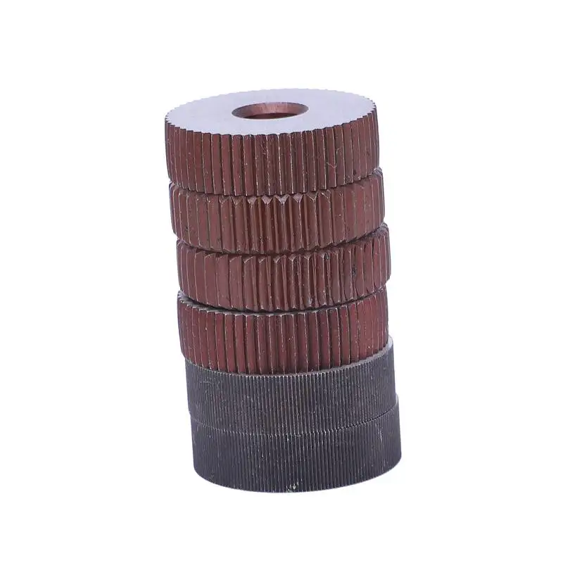 

Promotion! 7x Single Wheel Straight Linear Knurling Tool Set 0 5mm 1.5mm 2mm Pitch