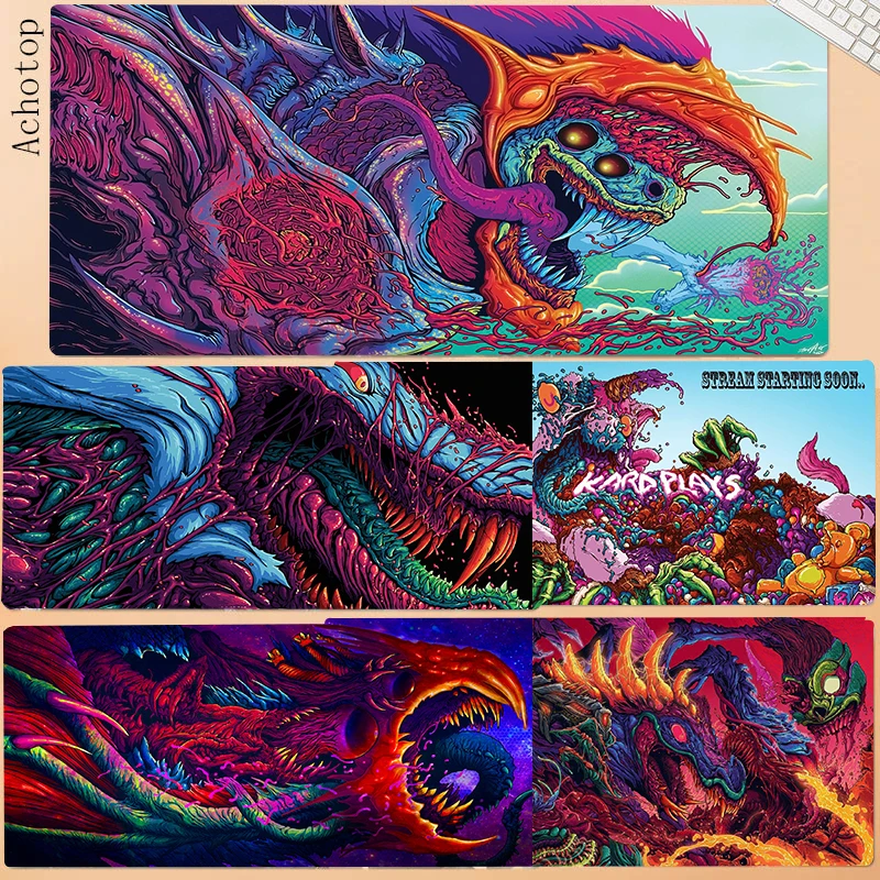 Игровой Мышь Pad XXL большие 900*400 Замок резиновые края коврик для геймера CS Go Hyper Beast