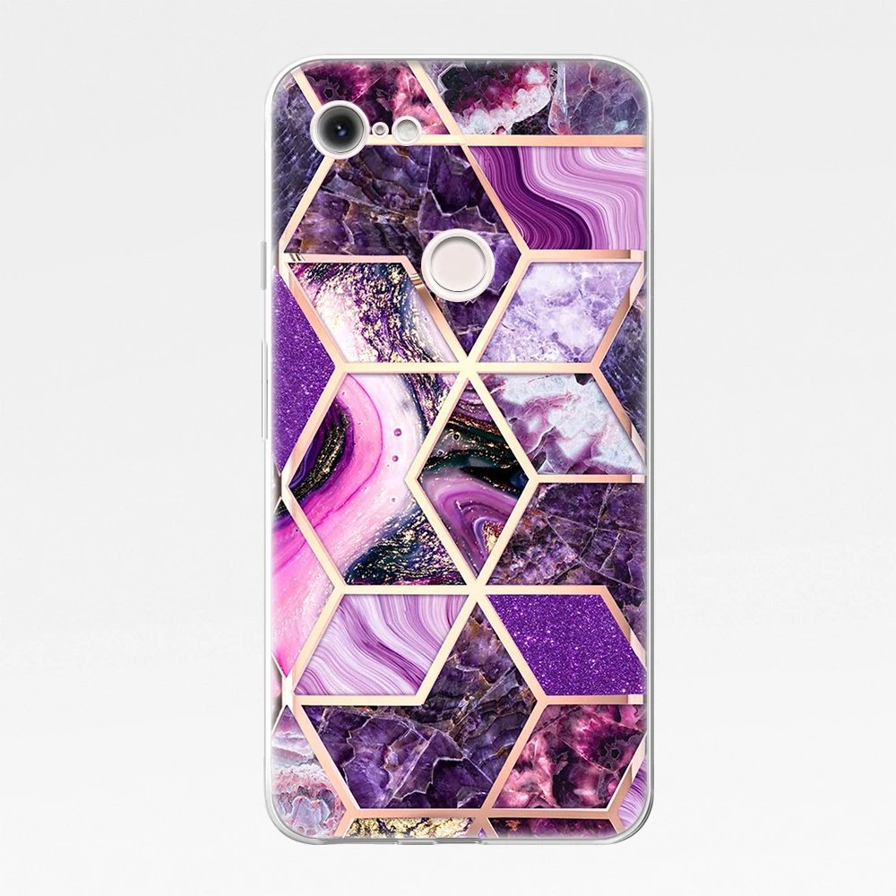 

Fashion Phone Case For Google Pixel 5 4a 4 3a 3 2 XL Soft Silicone TPU Cover for Pixel 5XL 4XL 3XL 2XL Marble Coque Capa Funda