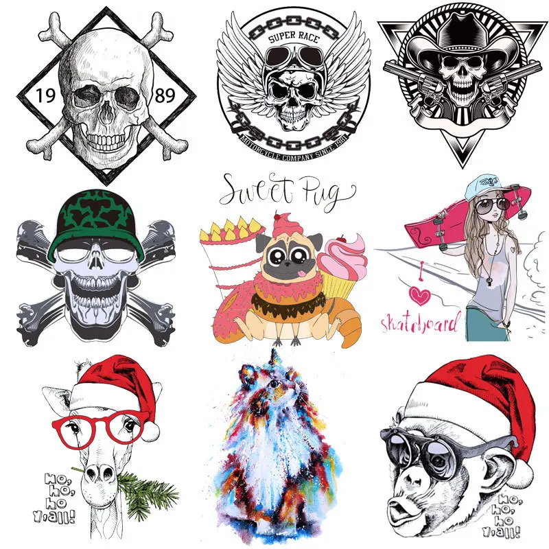 2 шт. Детская футболка с нашивками для мальчиков и девочек изображением