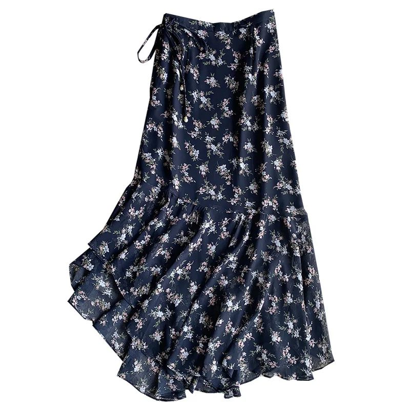 Женская юбка с цветочным принтом от производителя летняя 2020 новый стиль Ретро