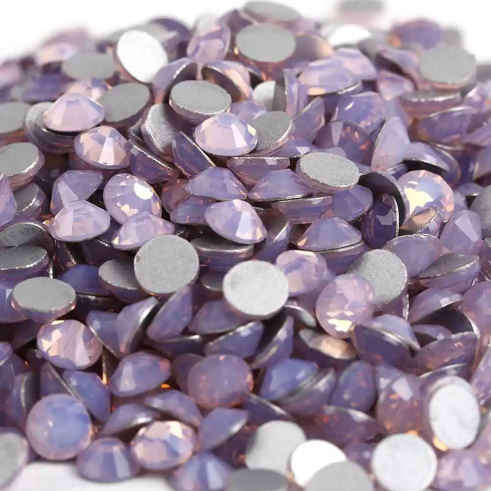 3D Стразы для дизайна ногтей с зеленым опалом декоративные стразы ss3 ss4 ss5 ss6 ss8 ss10 ss12