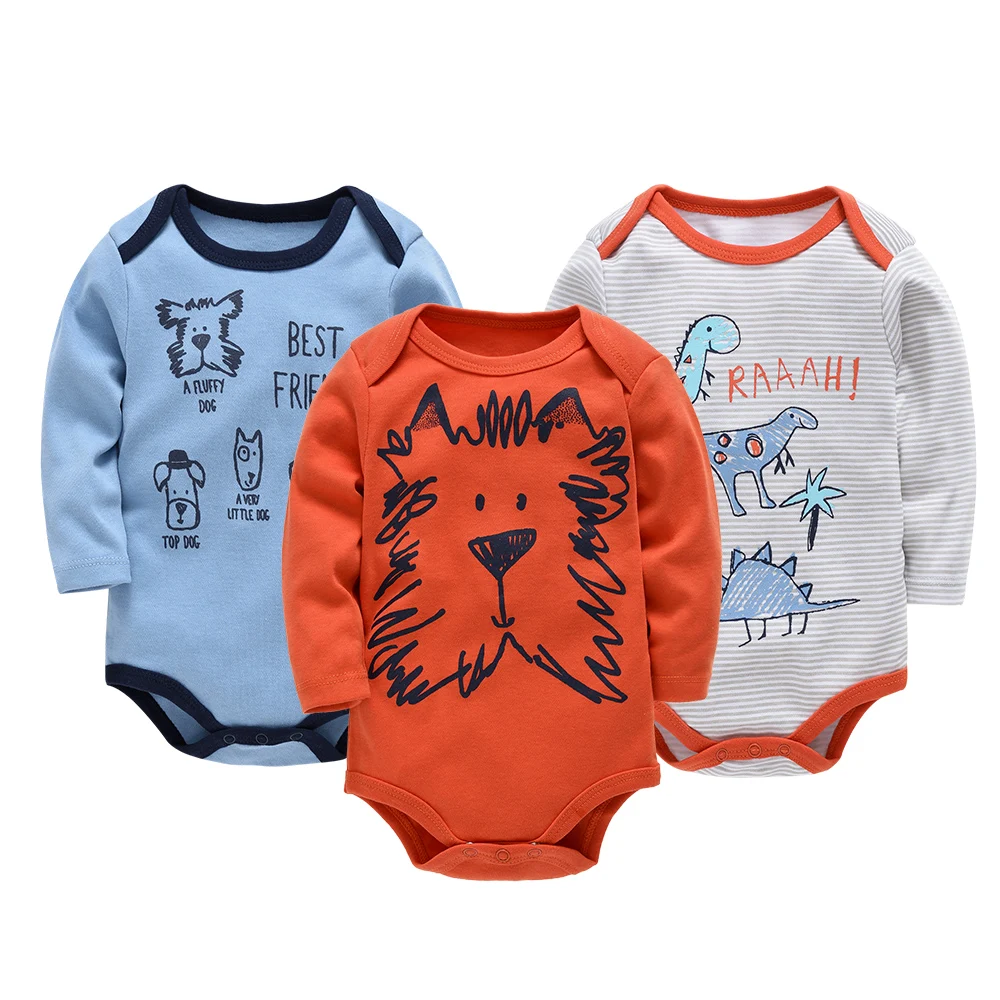 HY2231 Carters/Одежда для маленьких девочек с длинными рукавами; хлопковое боди; dziecko ropa de bebe; Рождественский комплект; детское боди; bebe; детская одежда; комбинезоны для мальчиков - Цвет: HY2231