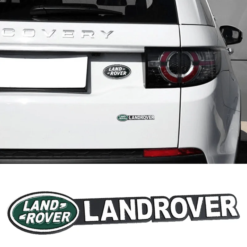 Эмблема бокового багажника автомобиля 16*3 см для Land Rover Range Freelander Sport Discovery 2 3 4 Defender