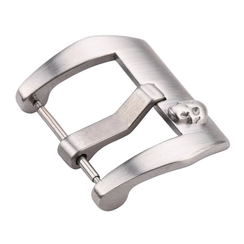 Skull Watch Clasp 18mm 20mm 22mm 24mm Silver Stainless Steel Brushed Watch Accessories Watchbands Strap Pin Buckle