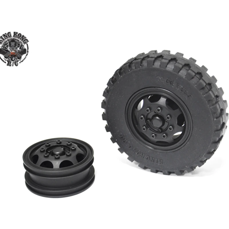 KKRC металлические 1 75 &quotпередние колеса для 1/12 1/14 R/C советский ZIS-150/CA10/Tamiya грузовик