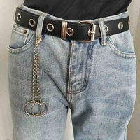 rock punk wallet chain hipster trousers keychains pant jean key chains double ring key pendant hip hop men jewelry