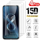 4 шт. полное покрытие zenfone 8 чехол закаленные очки для asus zenfone 8 zenfone8 glas hd защита для экрана от царапин пленка 5,9 дюйма