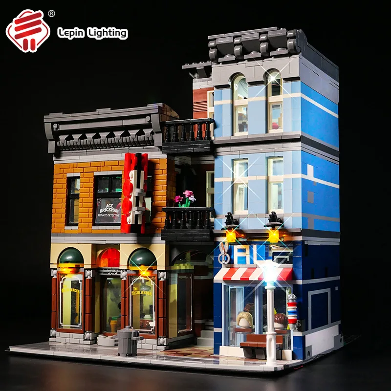 

Led Light Kit For Detective Office Compatible With 10246 Creator Expert City Model Building Blocks Bricks Toys For Children