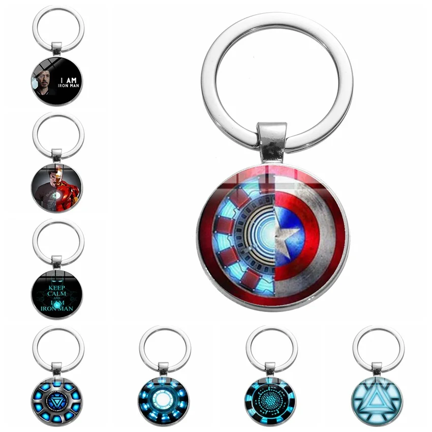 2019 новый дизайн Железный человек сердце Тони Старк брелок Marvel Мстители 4 эндшпиль
