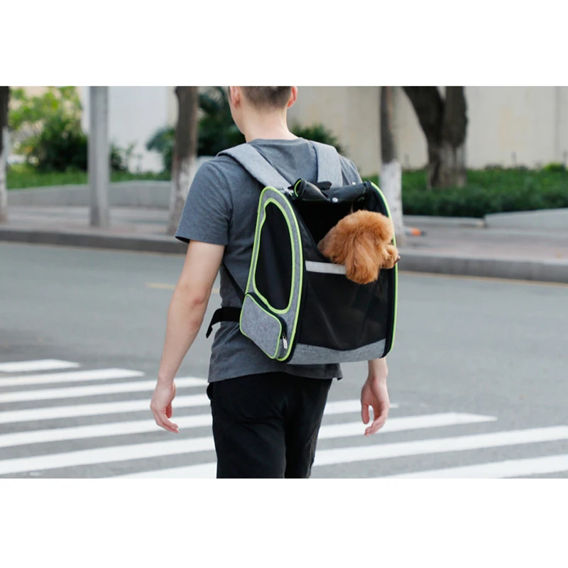Рюкзак для переноски домашних животных маленьких собак кошек дышащая сетчатая