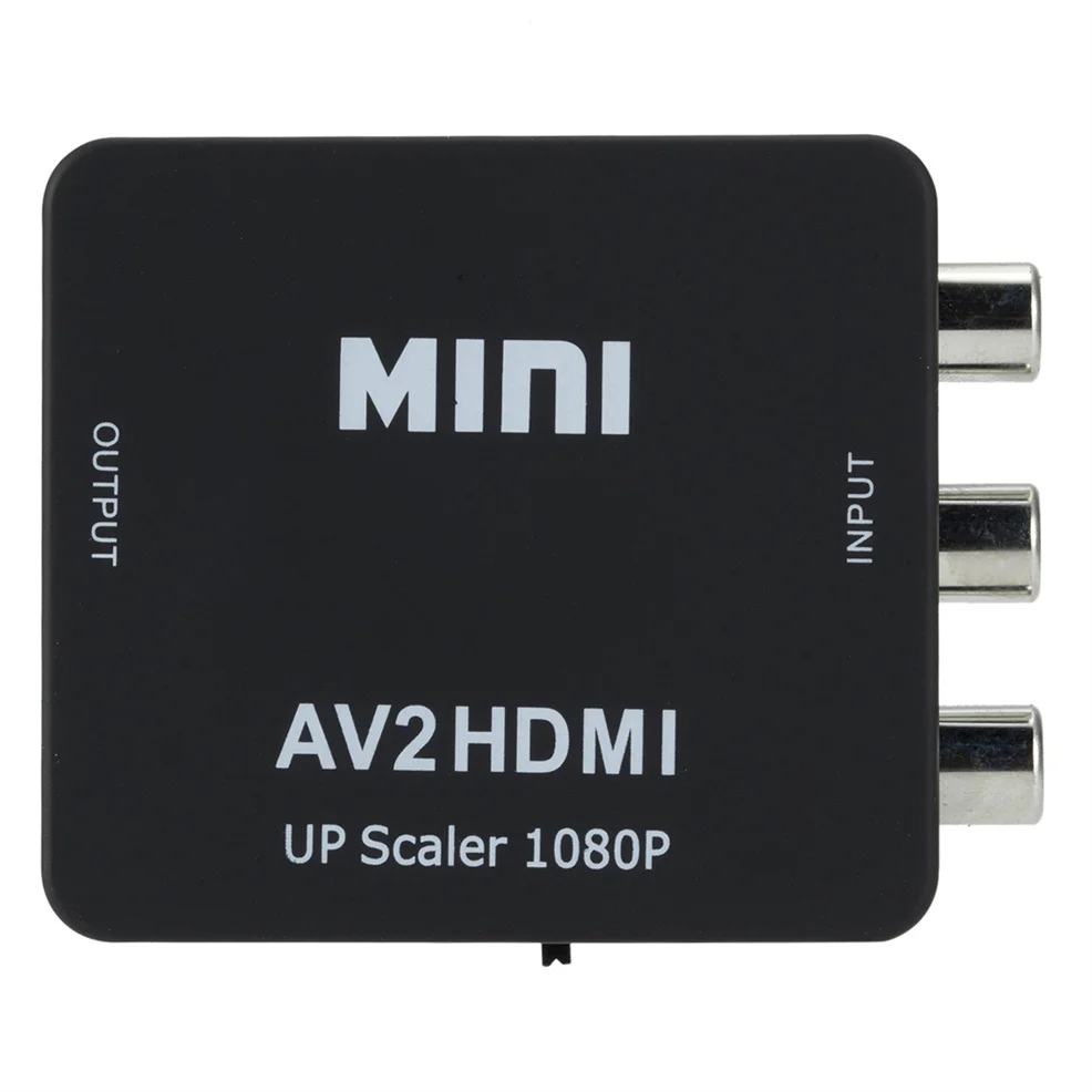 1080P RCA AV к HDMI-совместимый композитный адаптер конвертер AV2HDMI для ТВ PS3 PS4 ПК DVD Xbox