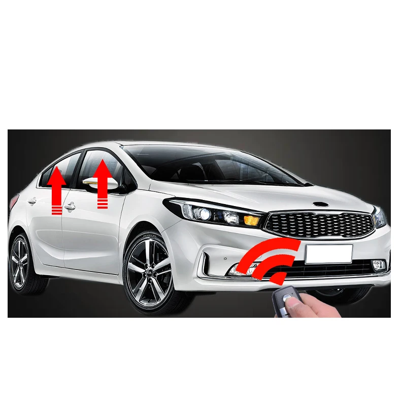 Lsrtw2017 автомобильный стеклоподъемник с дистанционным управлением для Kia K3 Kia Cerato 2012- салонные молдинги аксессуары