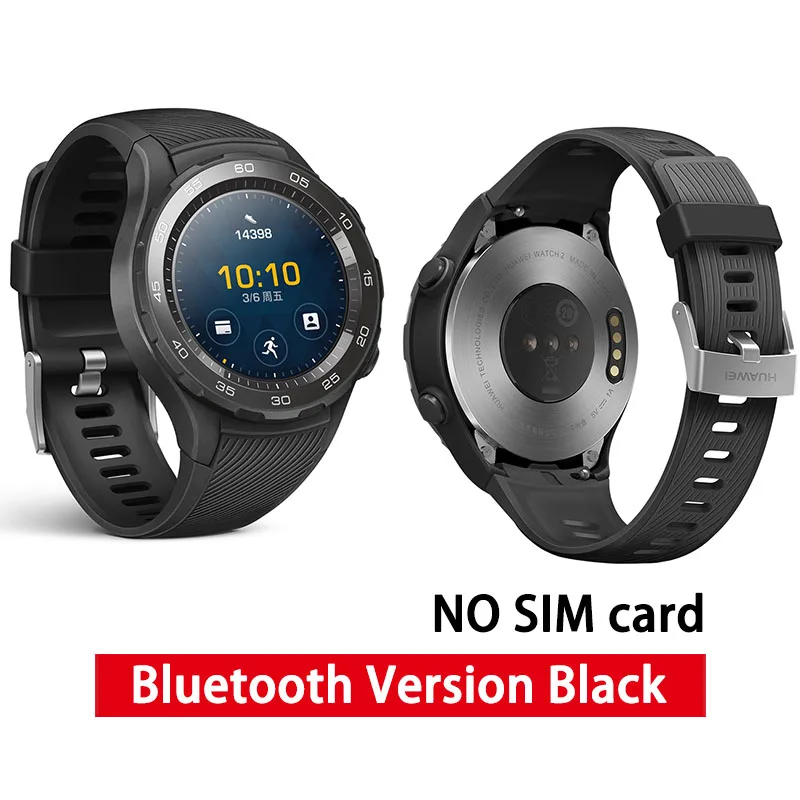 Оригинальные Смарт часы Huawei Watch 2 с глобальной прошивкой поддержка bluetooth LTE HeartRate